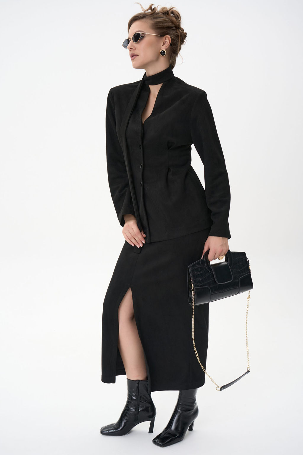 Жакет Майли (чёрный) - Эльза фото 9