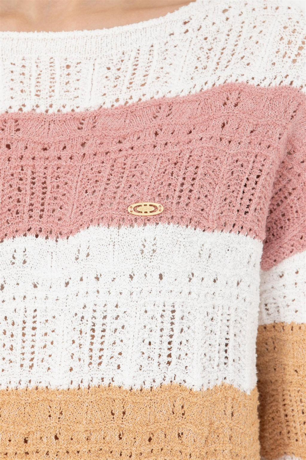 Женский свитер с круглым вырезом и каменным узором Неожиданная скидка в корзине - U.s. polo assn фото 7