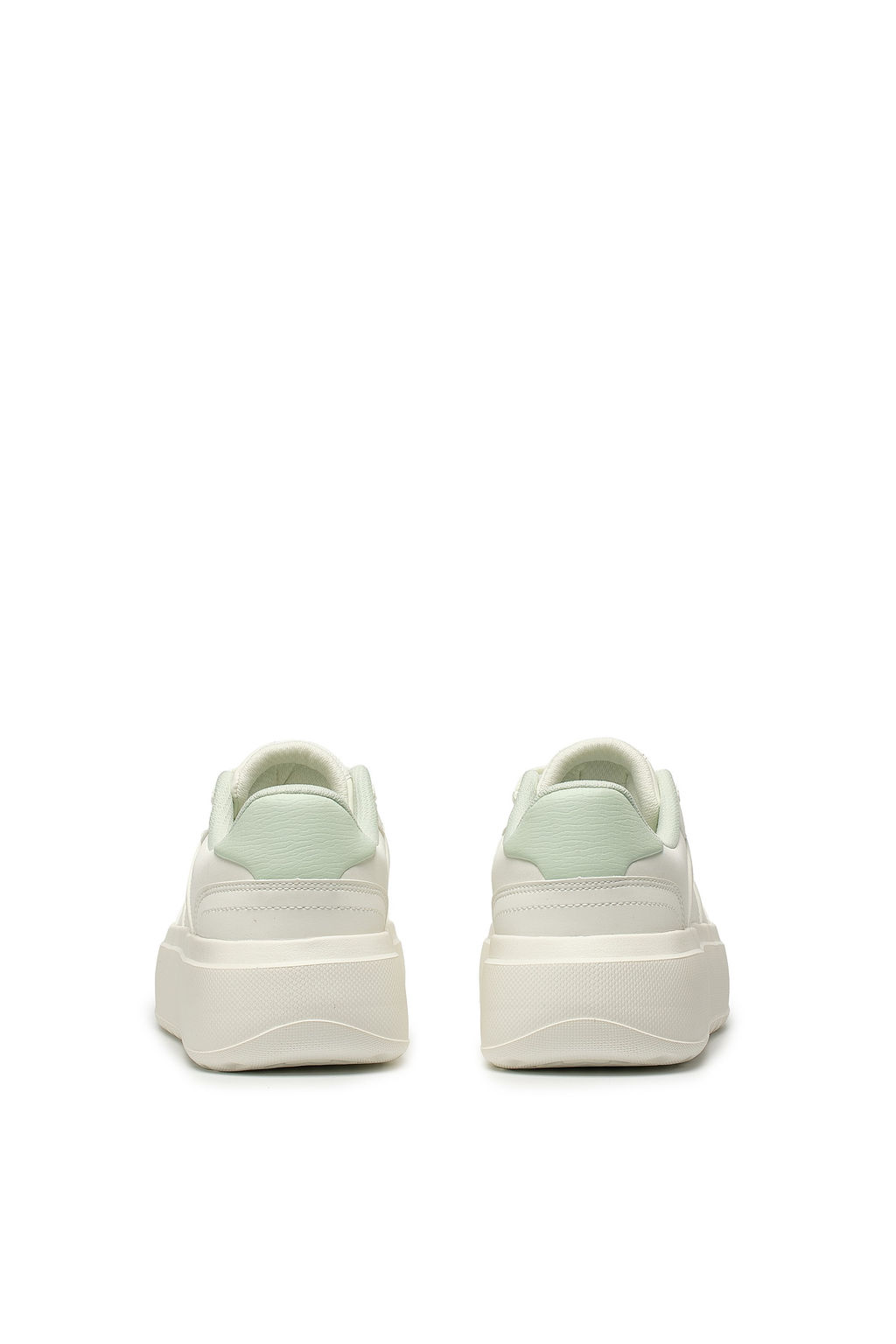 Кеды Бежевый/Зеленый