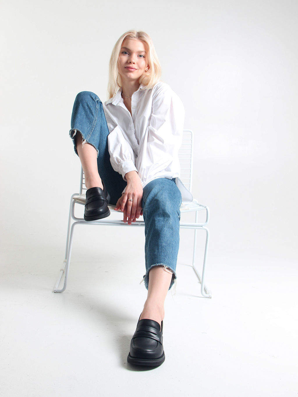 Лоферы туфли 175.патрицияbl. черный