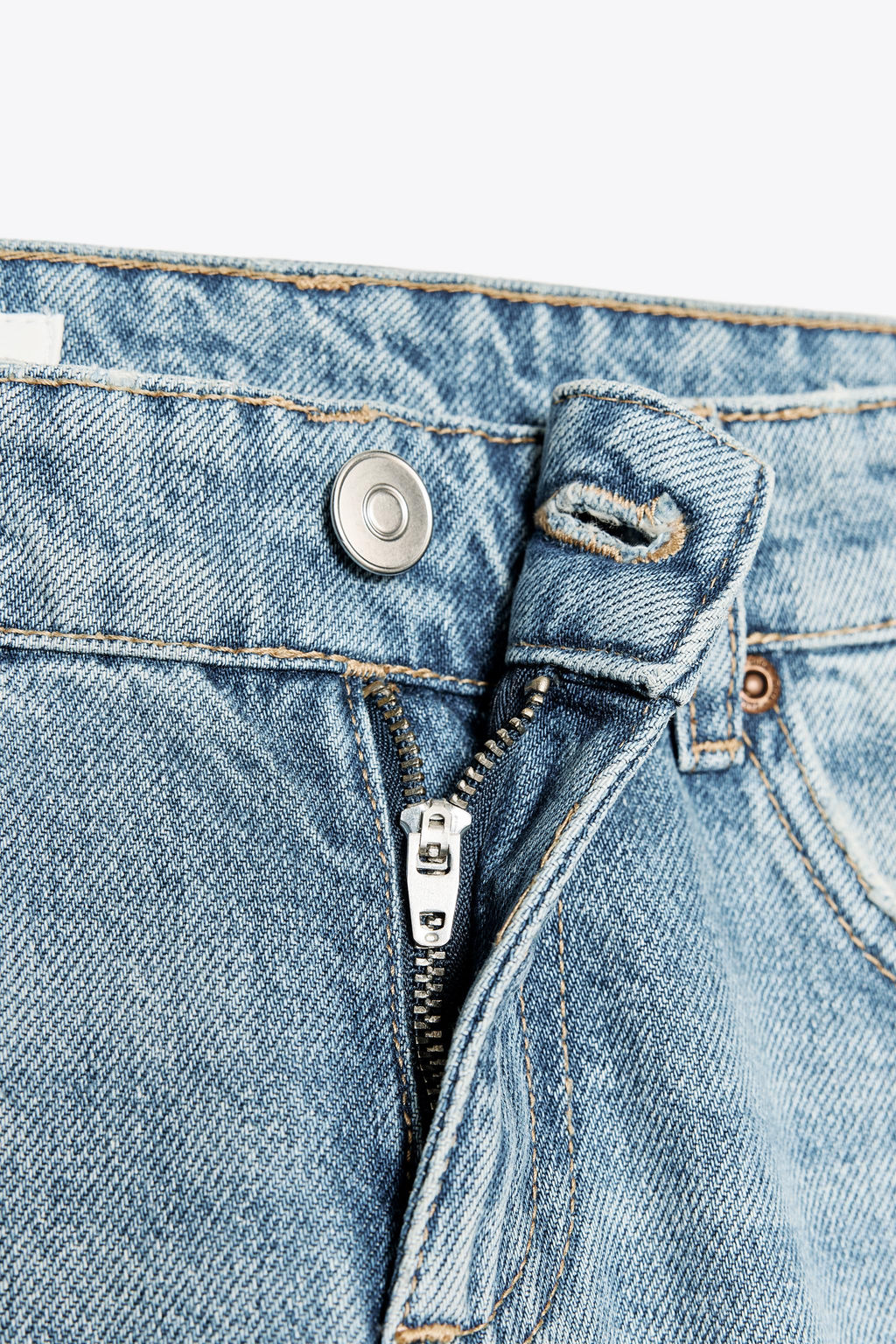 TRF WIDE-LEG LOW-RISE JEANS - Zara фото 18