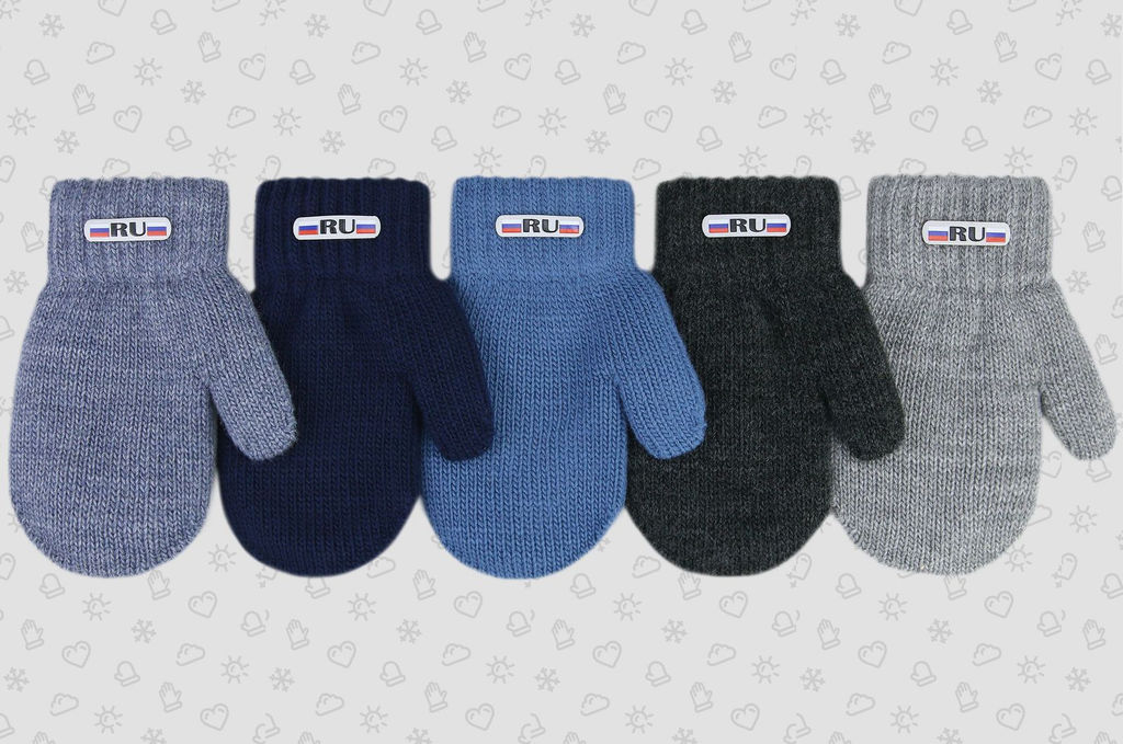 Варежки для мальчика TM-987 ассорти 157 Полярик  фото 2