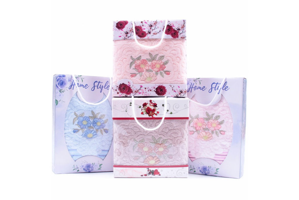 Набор полотенец махровых 88-129-130 в коробке Л