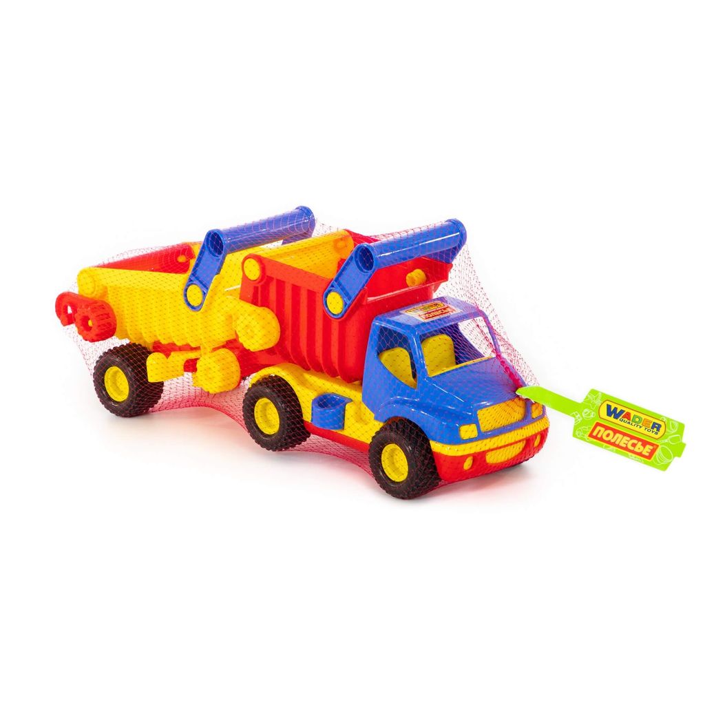 КонсТрак, автомобиль-самосвал с полуприцепом (в сеточке) - Полесье фото 5