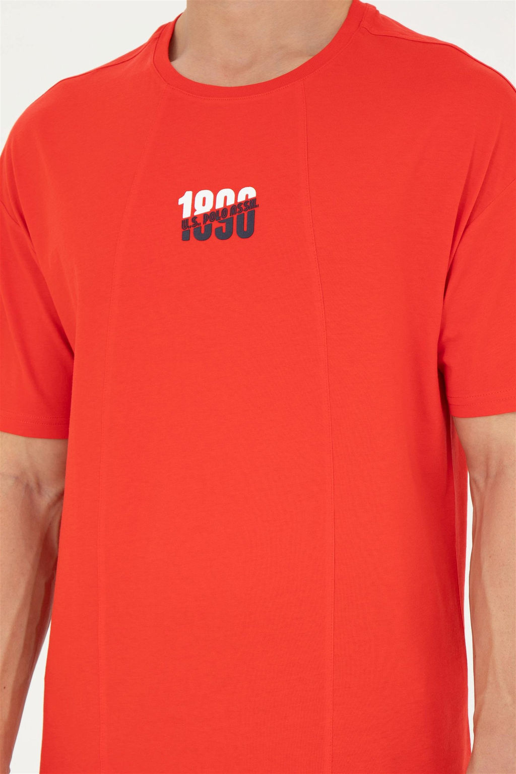 Мужская красная футболка - U.s. polo assn фото 6