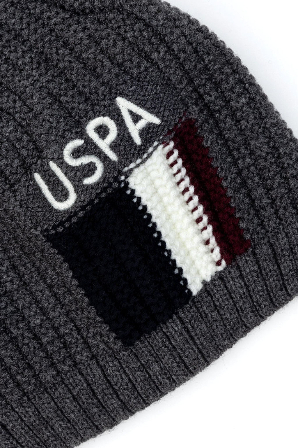 Мужской антрацитовый берет - U.s. polo assn фото 3