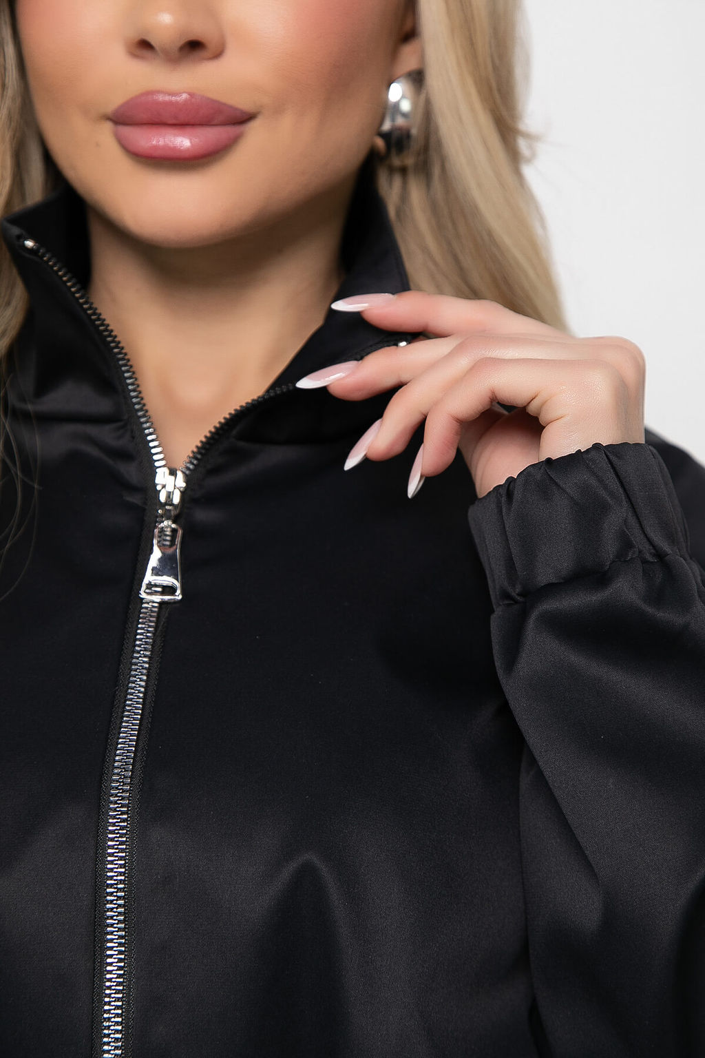 Ветровка Весенний дождь (черная) Б8602 - Lt collection фото 3