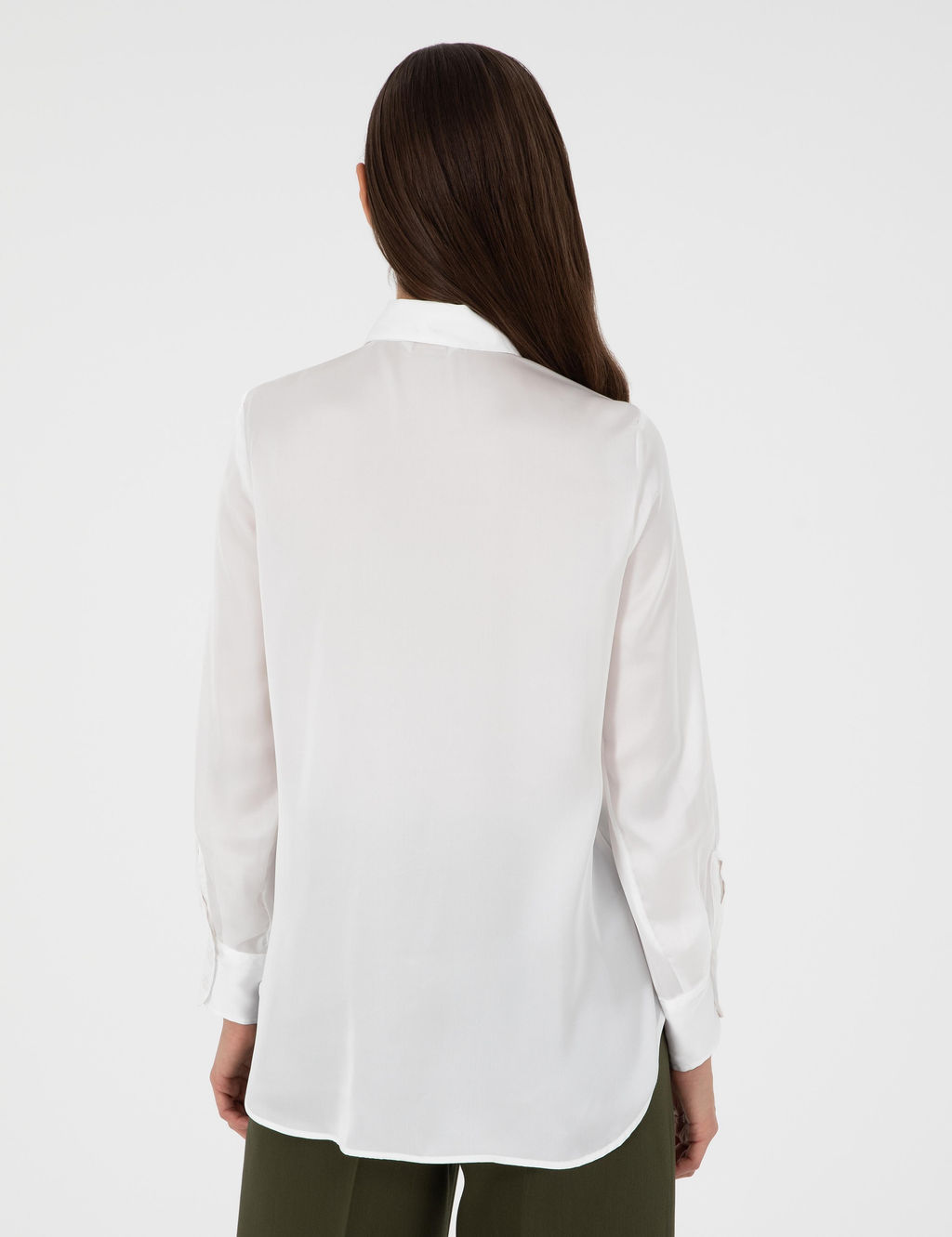Ekru Comfort Fit Saten G_mlek - Pierre cardin фото 5