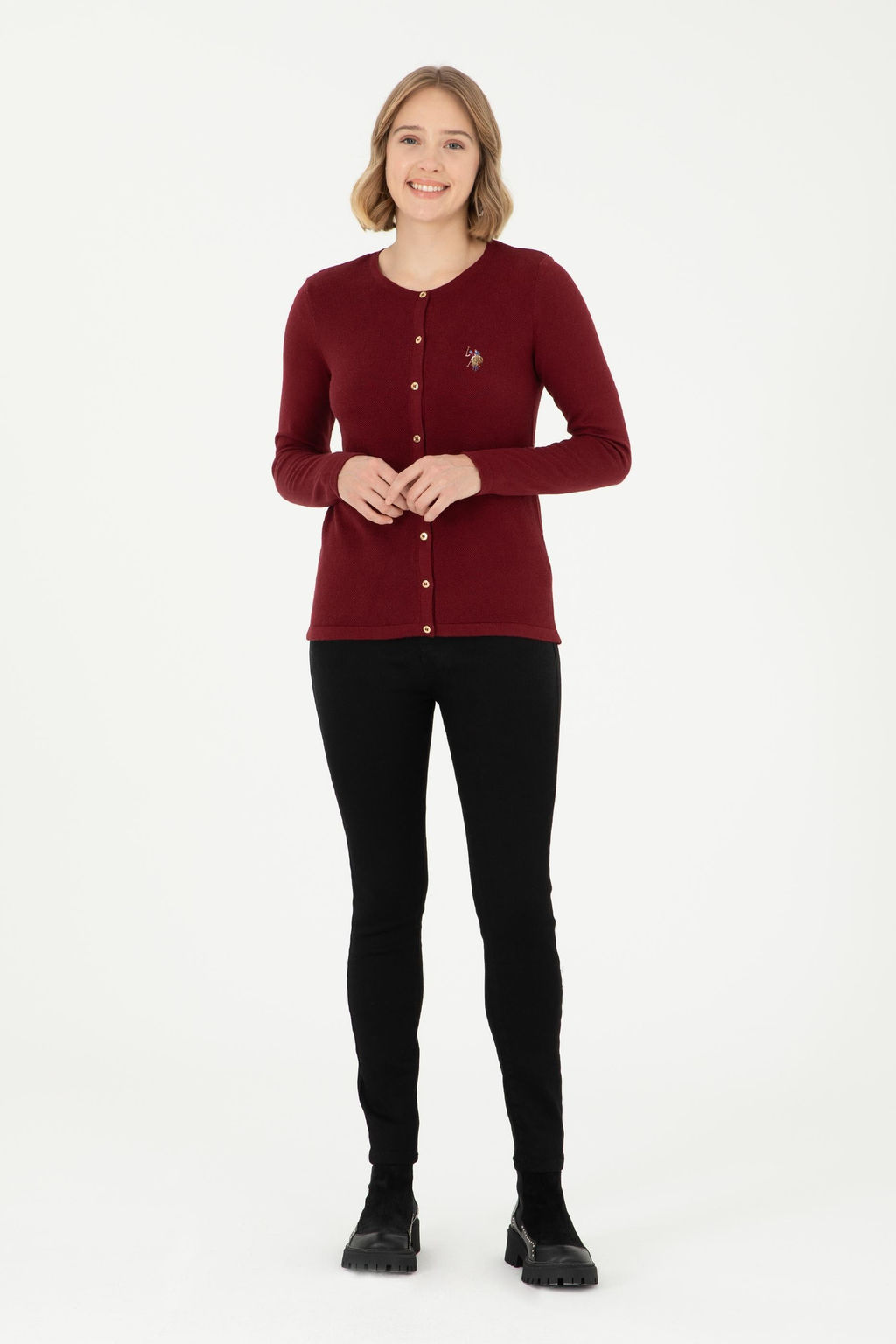 Kad_n Bordo Basic Triko H_rka