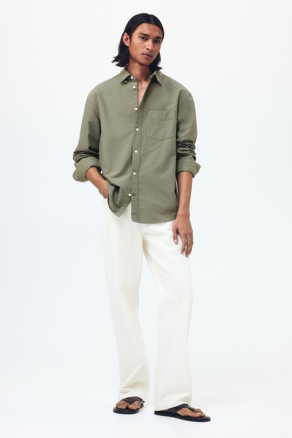 Camisa Oxford Regular Fit - H&m фото 15