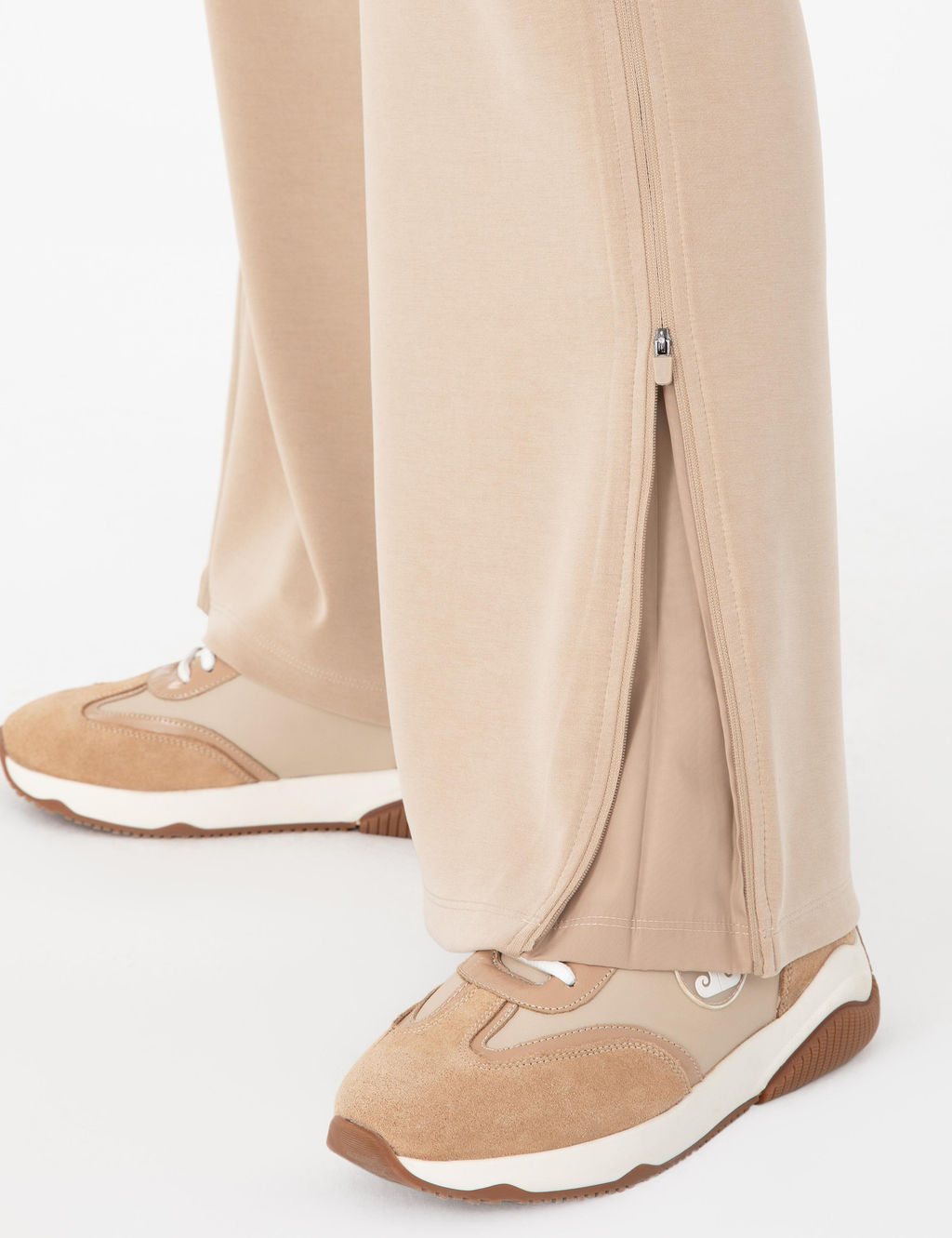 Bej Flare Fit Fermuar Detayl_ E_ofman Alt_ - Pierre cardin фото 7