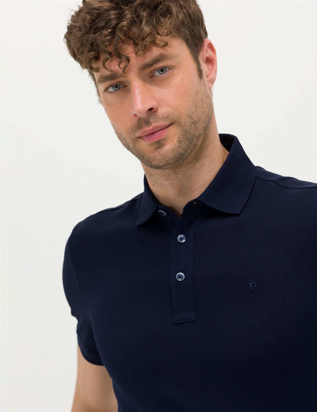 Lacivert Slim Fit Merserize Ti__rt - Pierre cardin фото 2