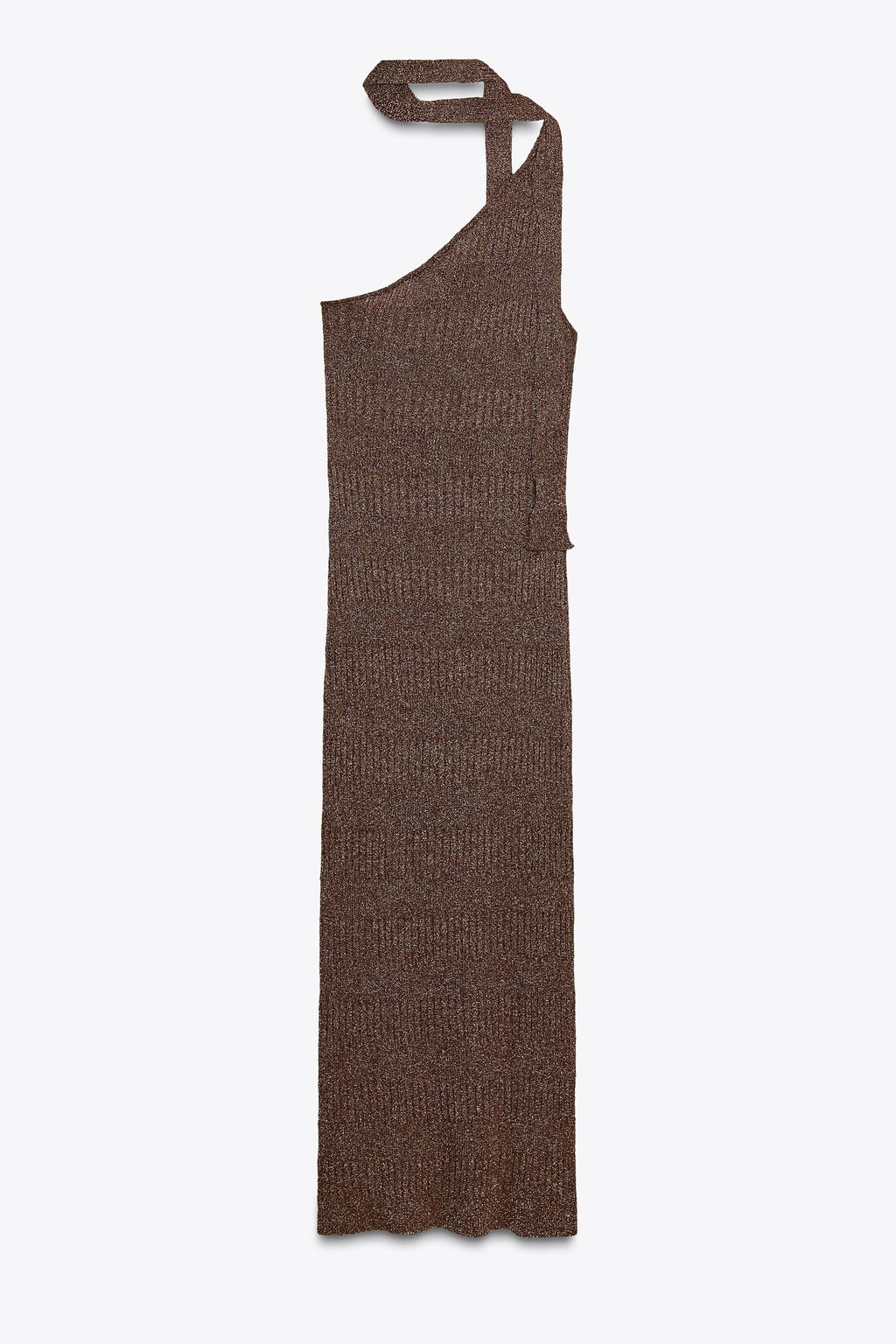 ASYMMETRIC FOULARD MIDI DRESS - Zara фото 17