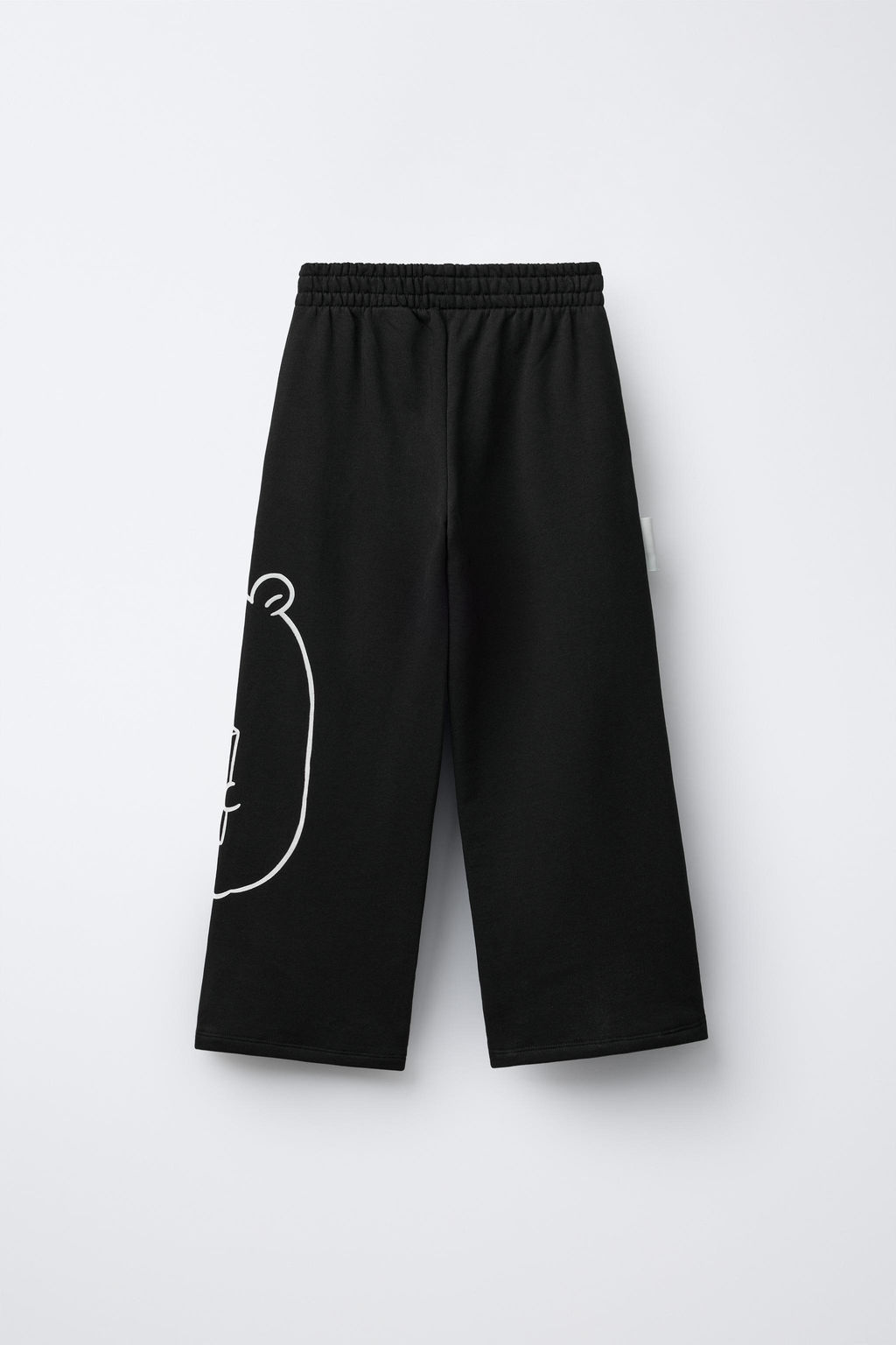 PANTAL?N FELPA WIDE LEG CAPIBARA CAPYFUN  / Negro - Zara фото 2