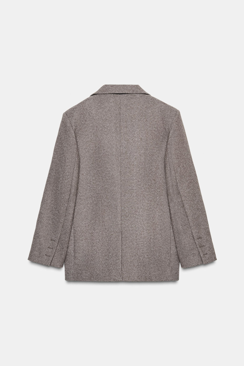 HERRINGBONE BLAZER WITH SHOULDER PADS - Zara фото 8