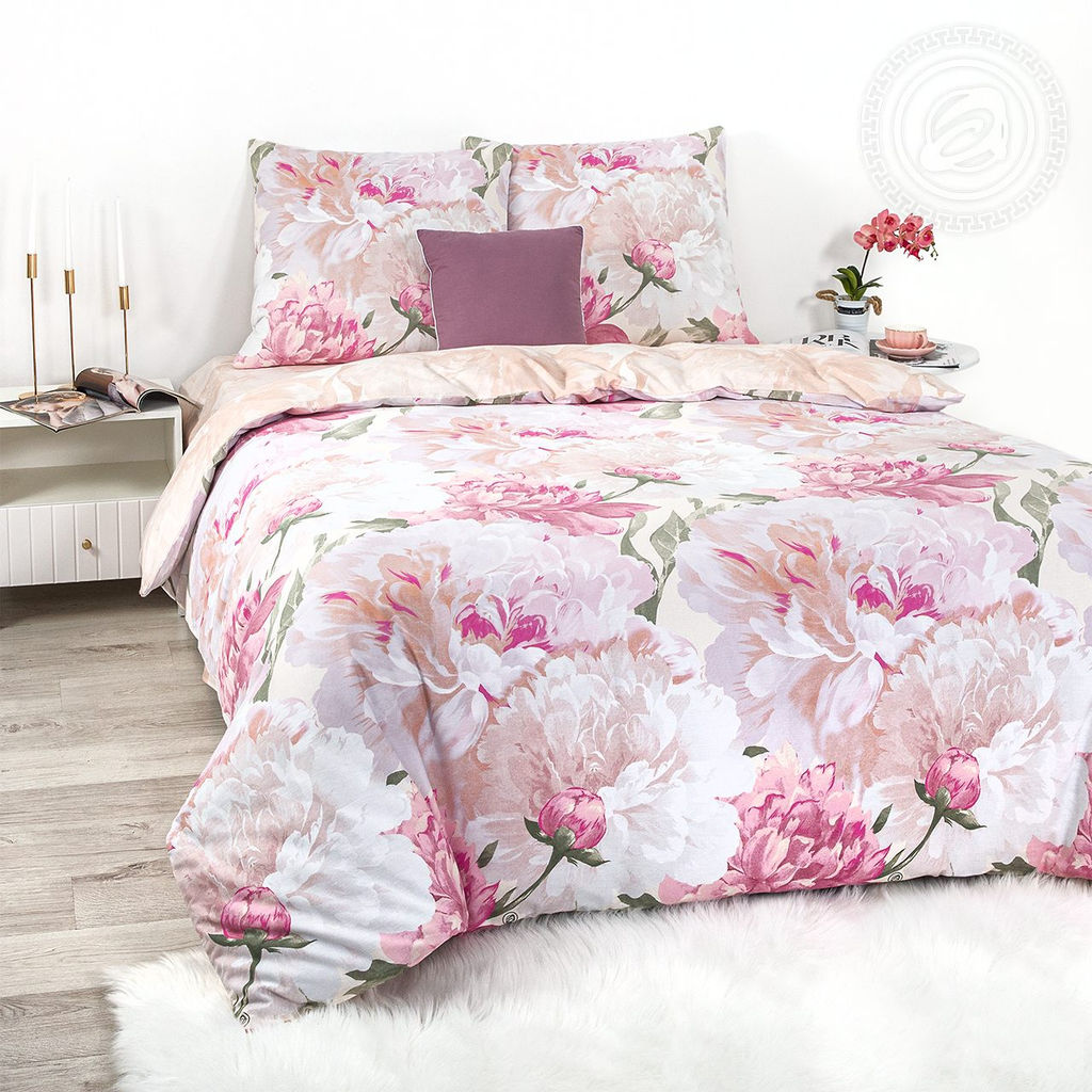 Постельное бельё Антуанетта (бязь премиум) Евро/Пододеяльник: 1 шт. - 215*200; Простыня: 1 шт. - 220*240; Наволочка: 2 шт. - 70*70; Премиум