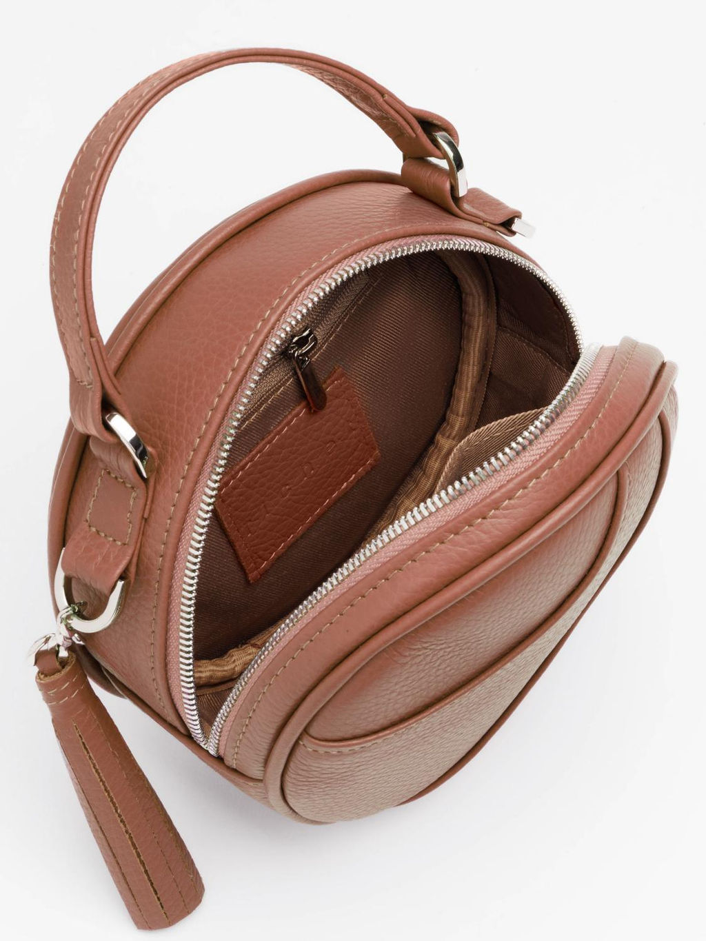 Женская кожаная сумка Richet 3201LN 662 Рыжий