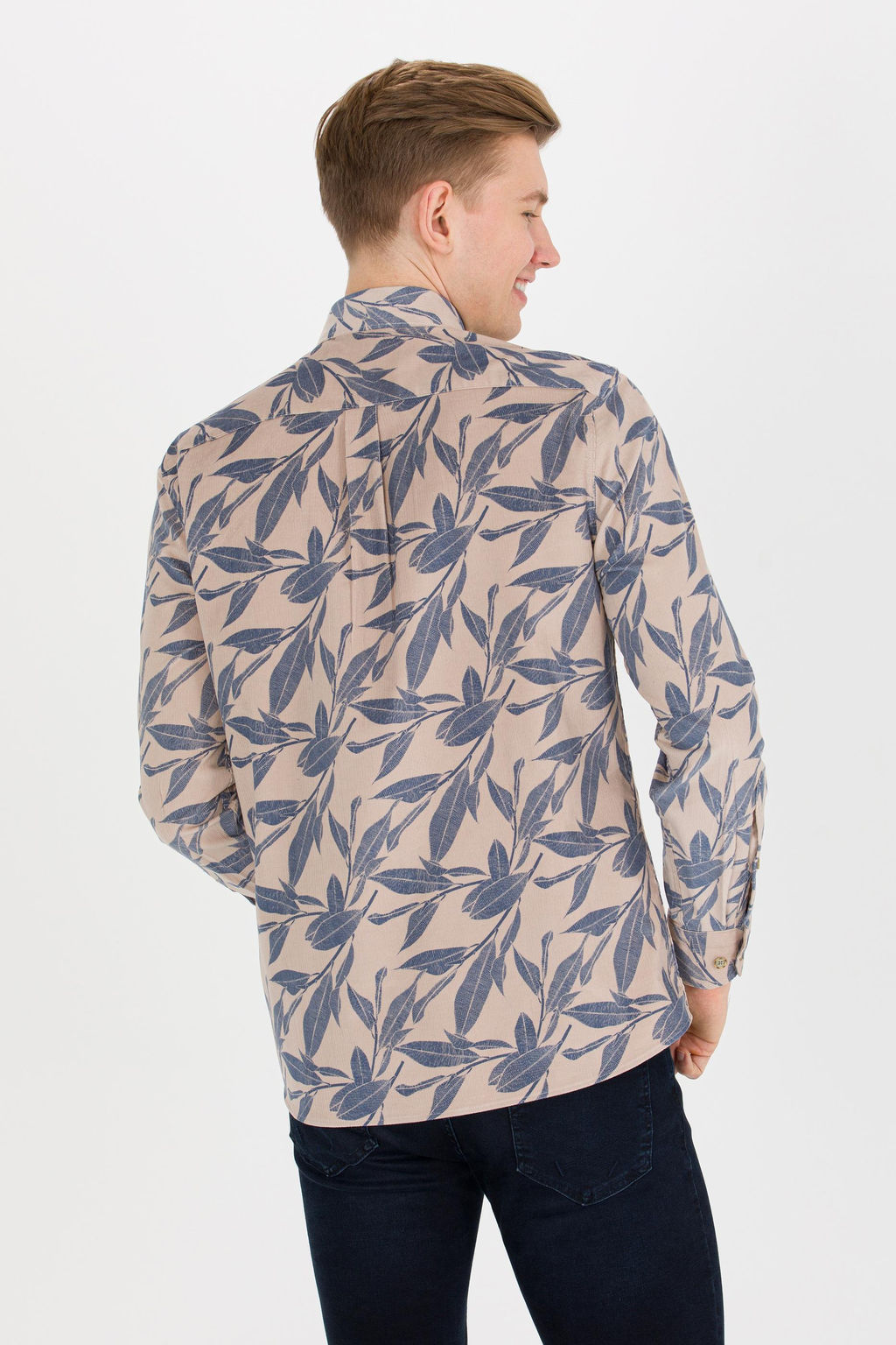 U. S. Polo Assn Мужская рубашка с длинным рукавом Stone - U.s. polo assn фото 5