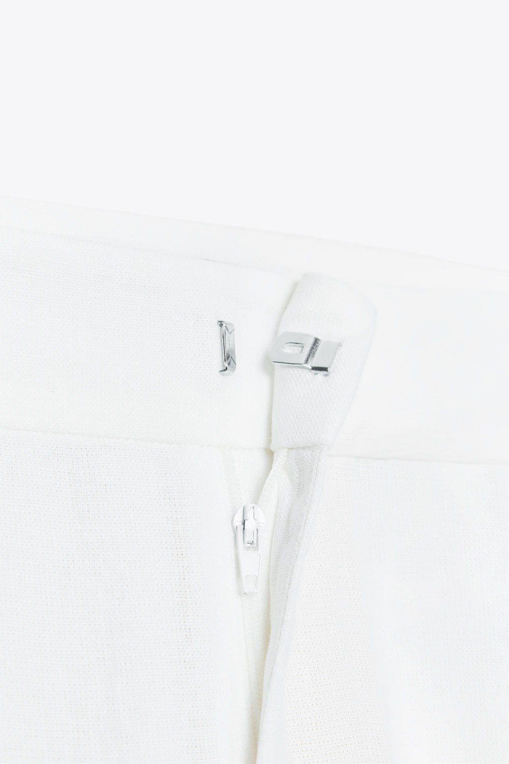 LINEN BLEND WIDE-LEG TROUSERS WITH BUCKLES - Zara фото 18