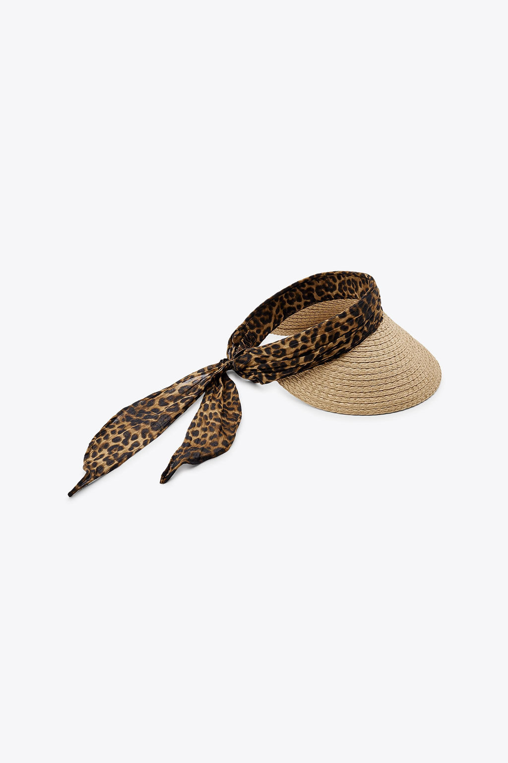 ANIMAL PRINT SCARF VISOR - Zara фото 5