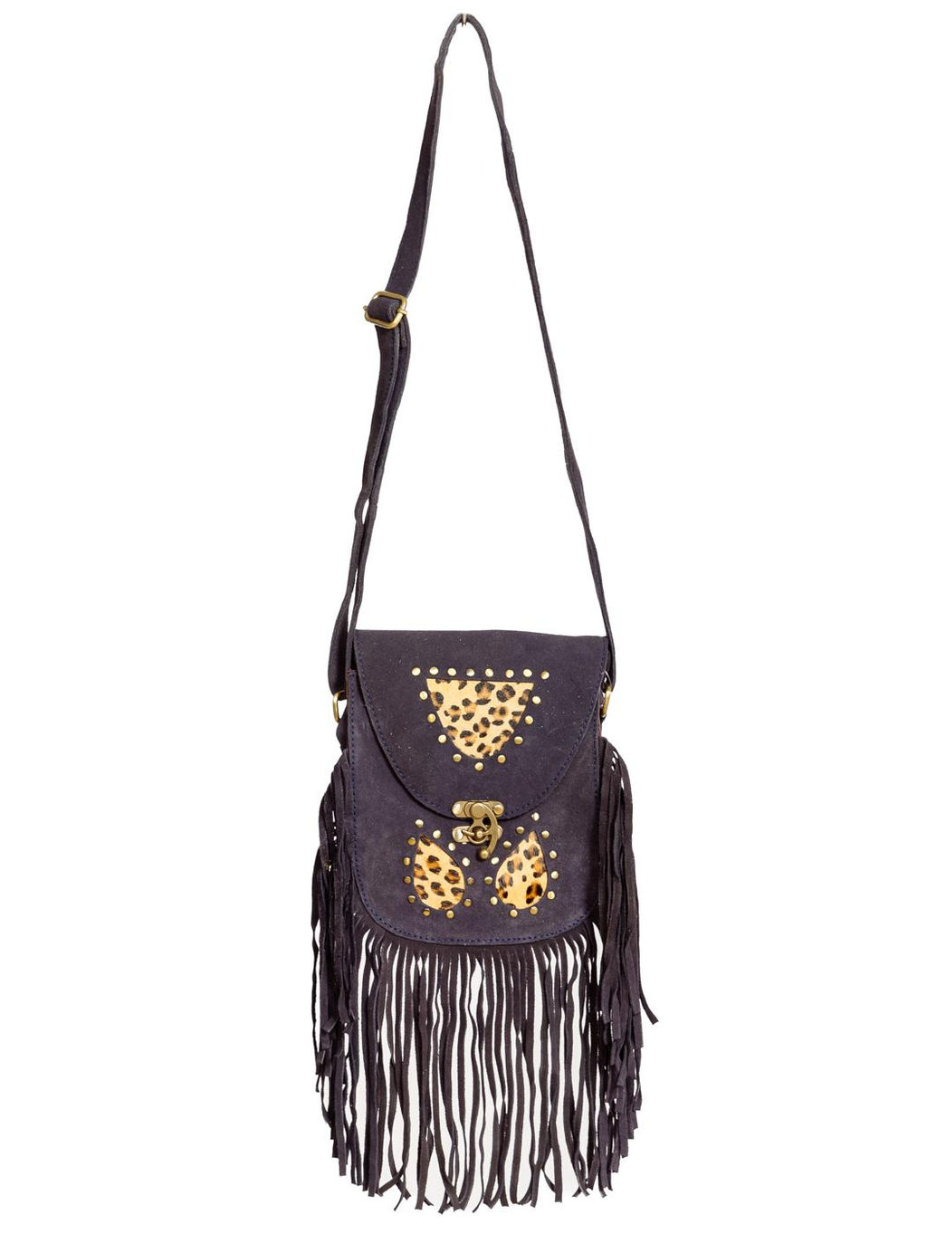 Сумка замшевая с бахромой через плечо 1111/5