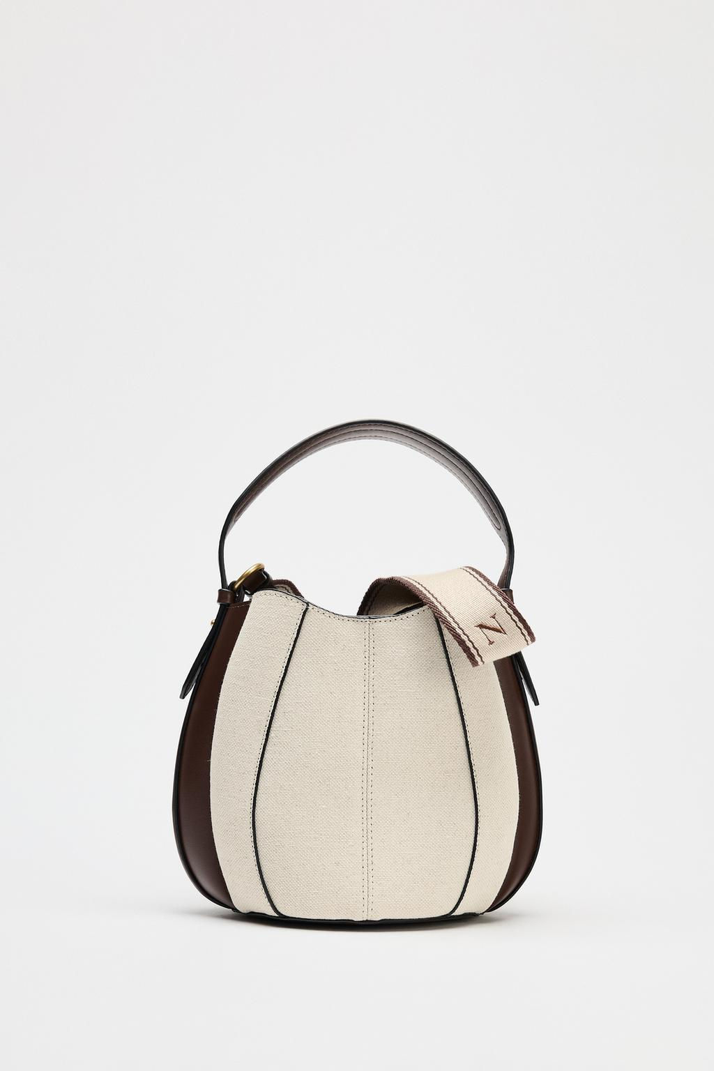 TOPSTITCH BUCKET BAG - Zara фото 7