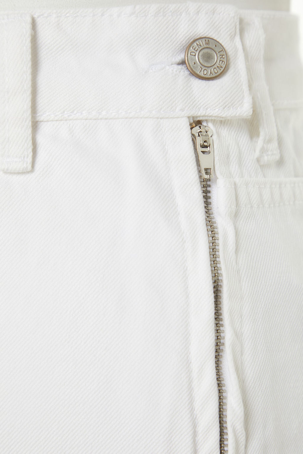 TRENDYOLMILLA Ac?k Mavi Y?rtmacl? Denim Sort Etek TWOSS23SR00091 фото 11