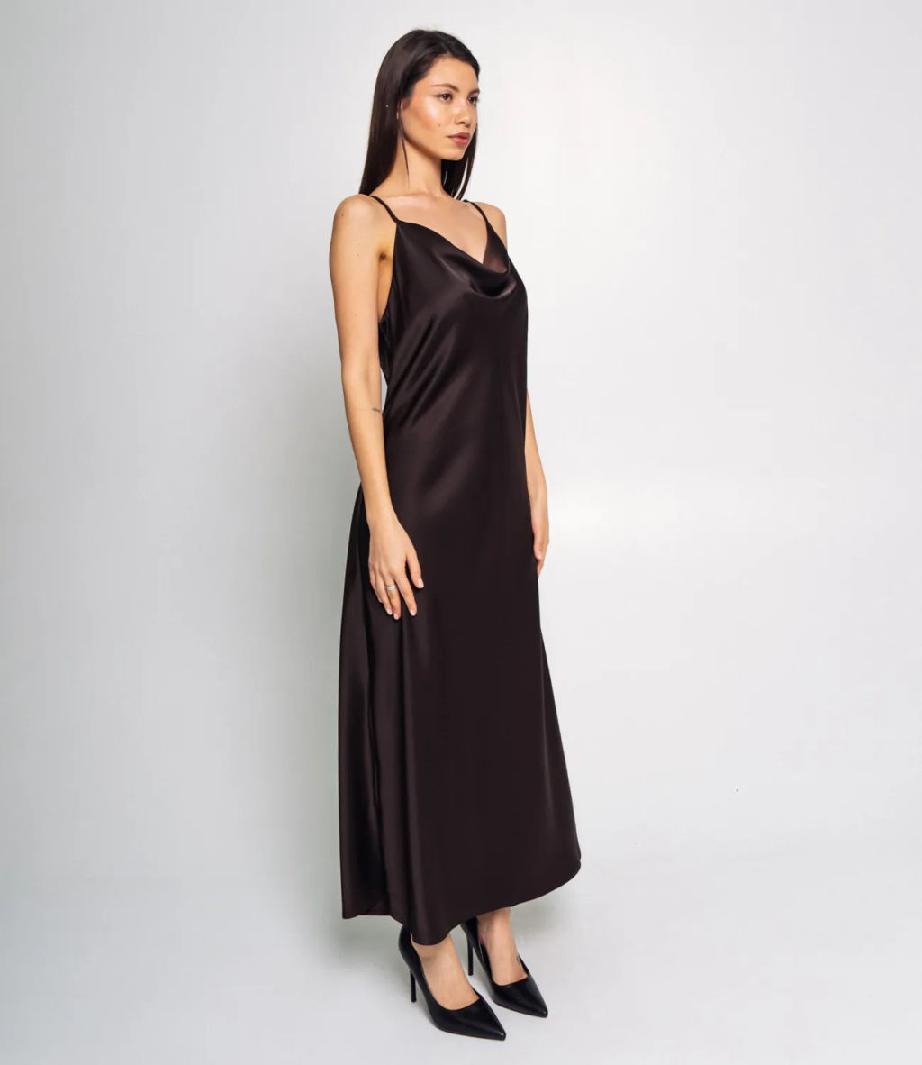 Платье #БШ2419, шоколадный