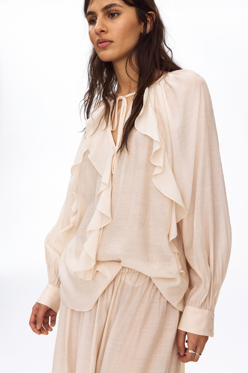 Blusa de volantes - H&m фото 5