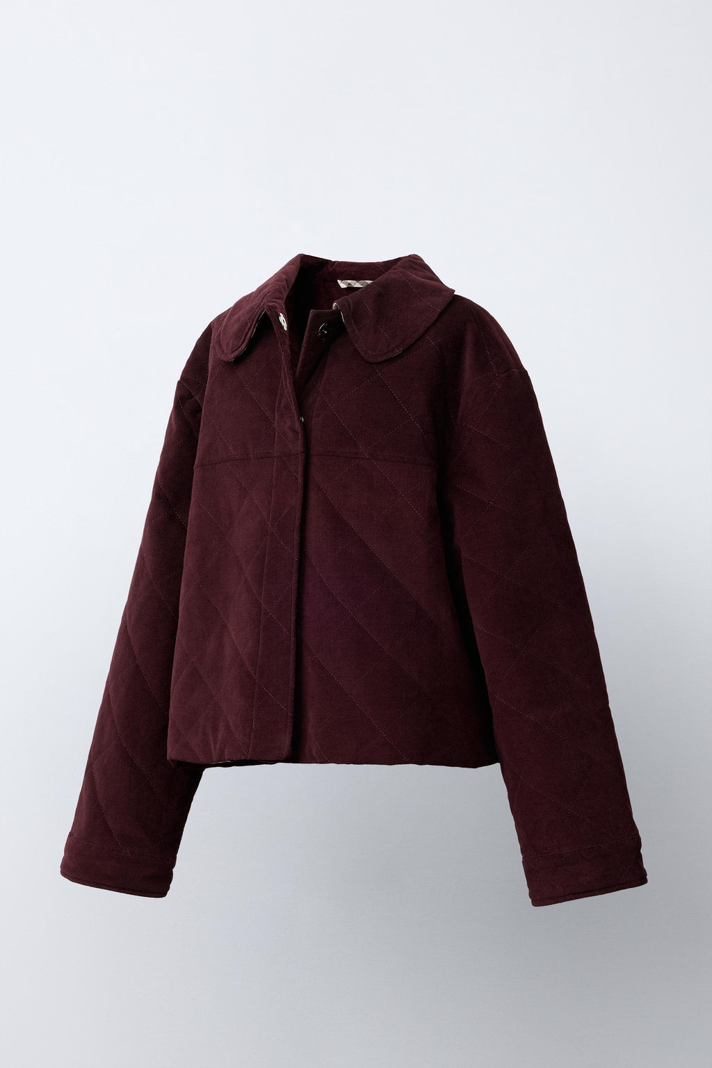 VELVET PETER PAN COLLAR JACKET - Zara фото 12