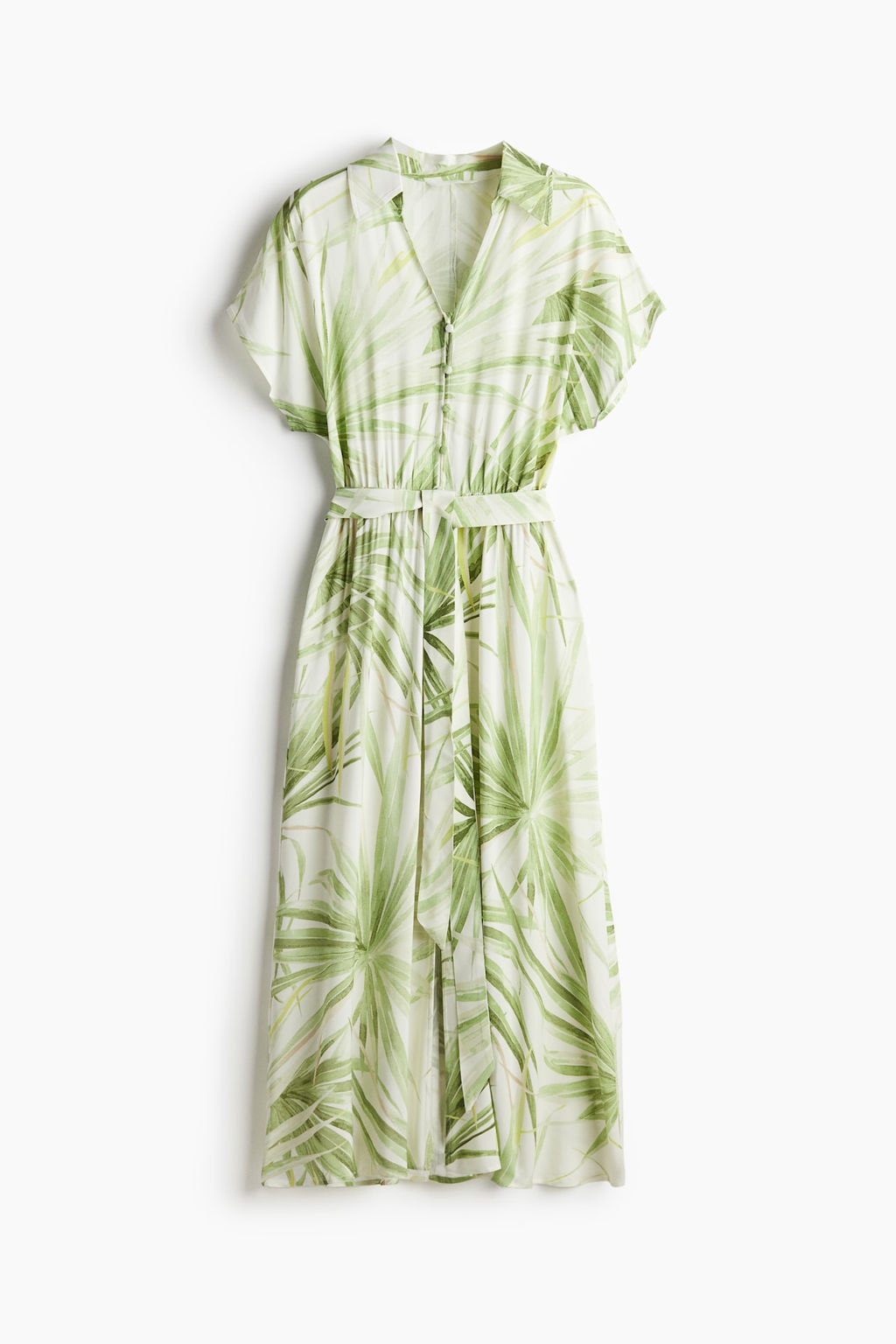 Vestido camisero con cinturon de anudar - H&m фото 5