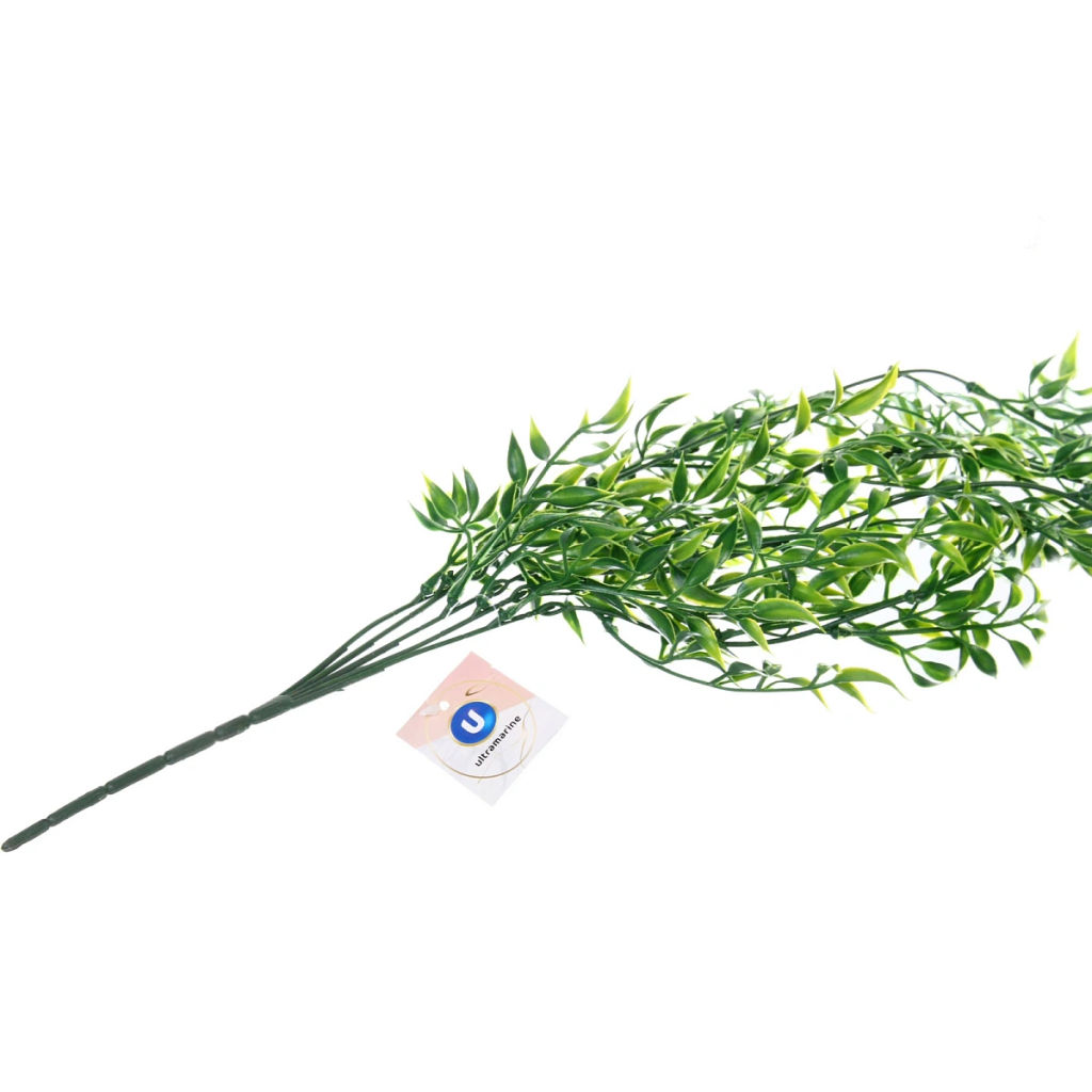 Цена за 3 шт. Лиана искусственная "Green garden" 75см иглица ампельная, цвет зеленый