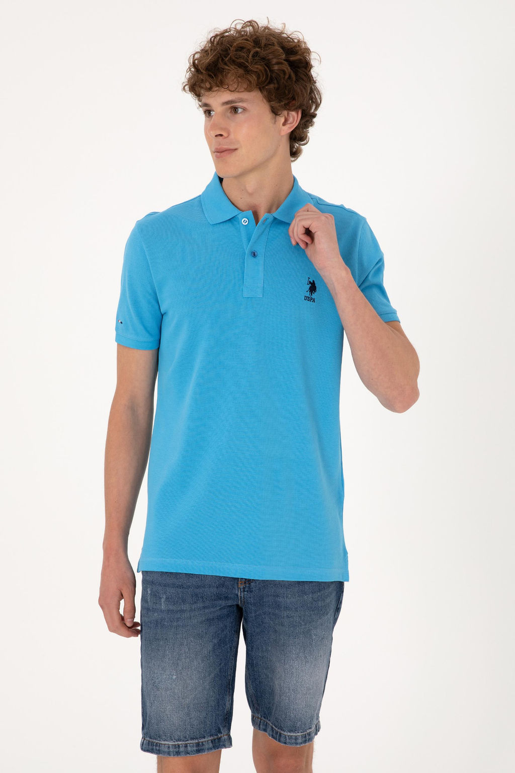 Erkek Turkuaz Basic Ti__rt - U.s. polo assn фото 3