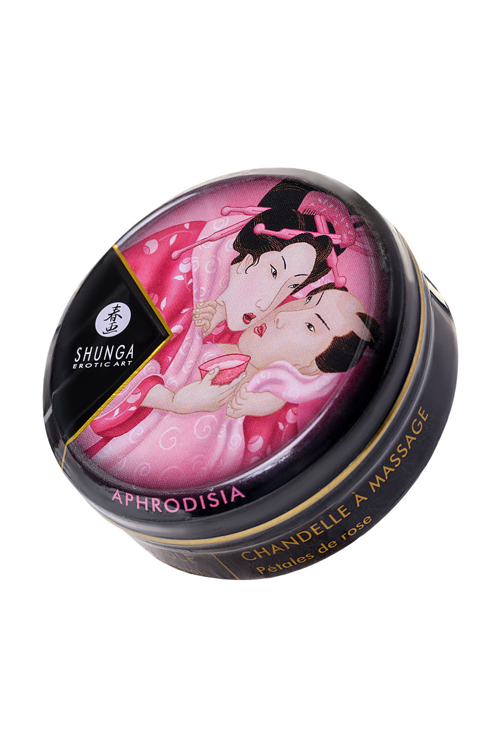 Массажное аромамасло в виде свечи Shunga Афродизия. Лепестки роз (Aphrodisia. Rose Petals), 30 м