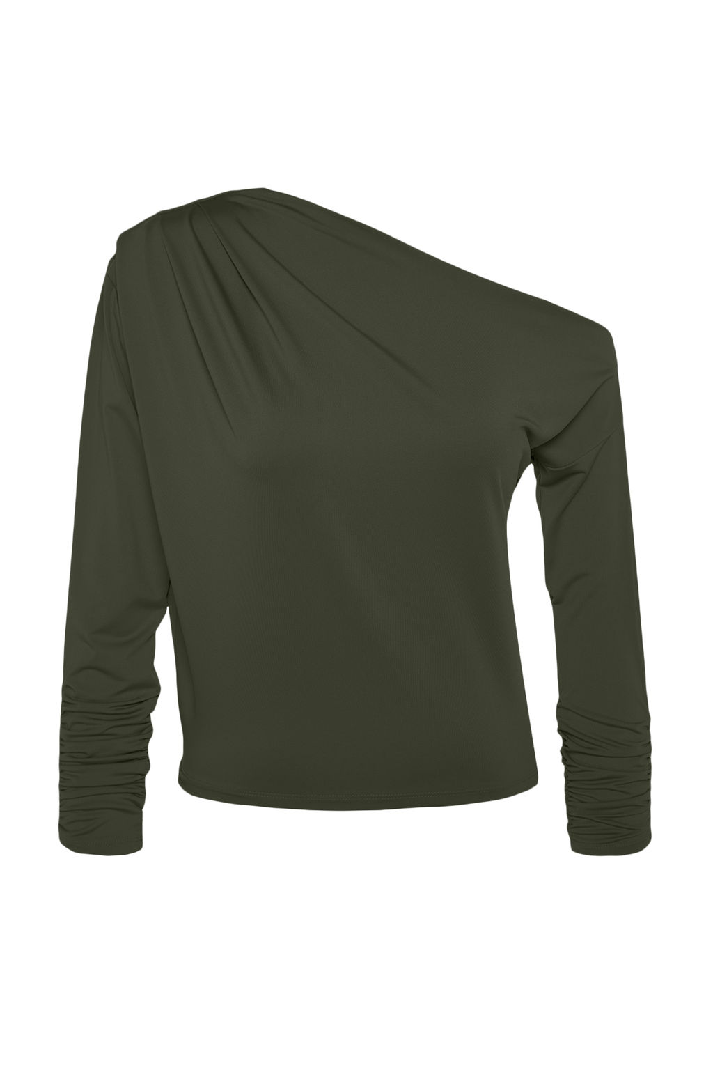 Trendyolmilla Siyah Asimetrik Yaka Dokumlu Esnek Orme Bluz TWOAW21BZ1383  фото 15