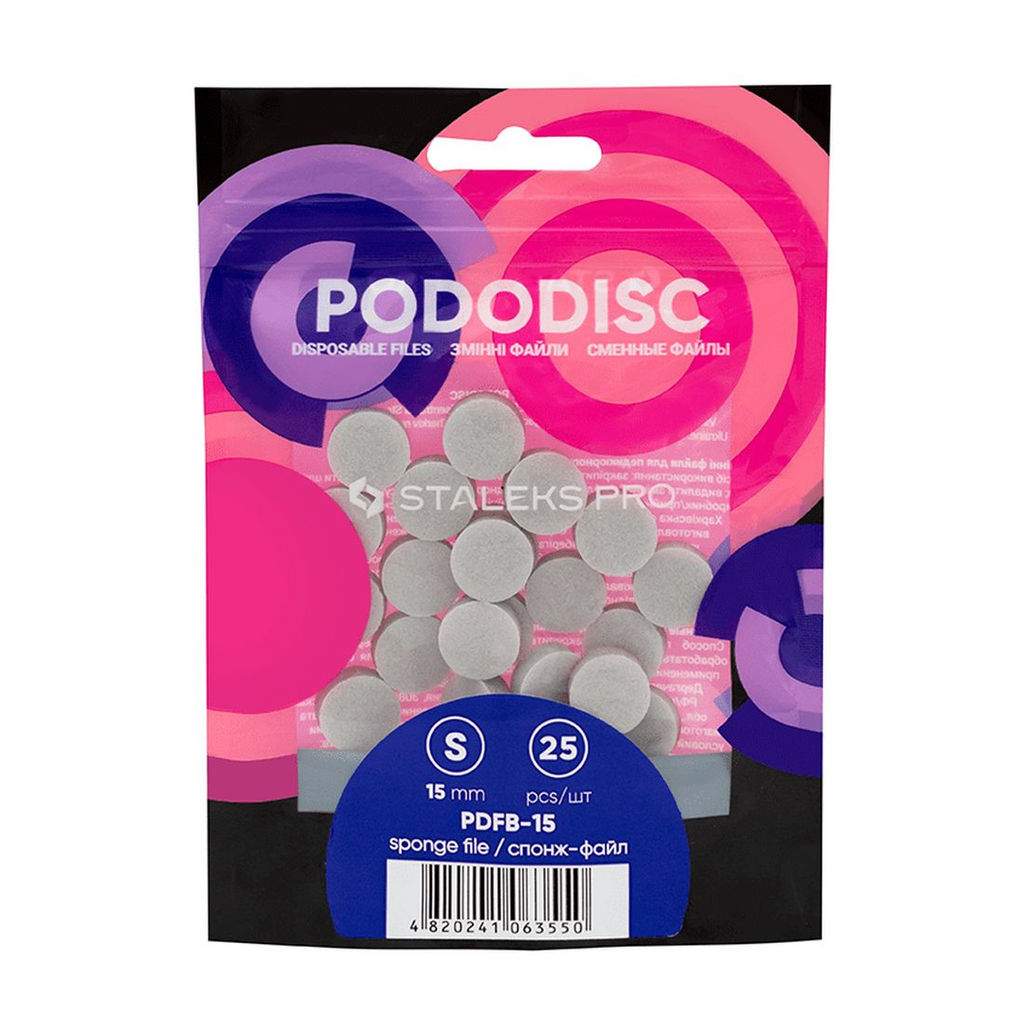 Staleks Спонж-файл для педикюрного диска / Pododisk S фото 2