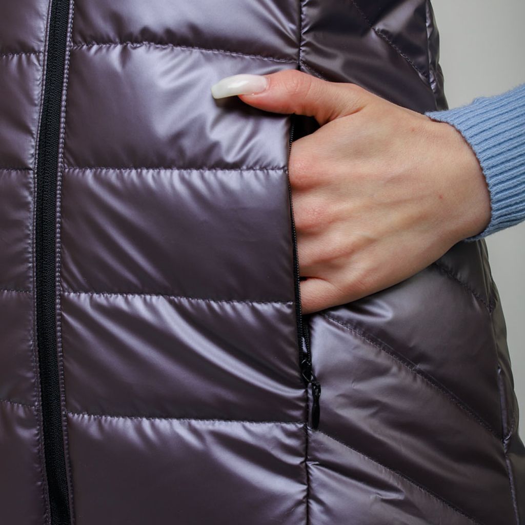 RODOS Жилет женский демисезон М-249 Светло-розовый  фото 14