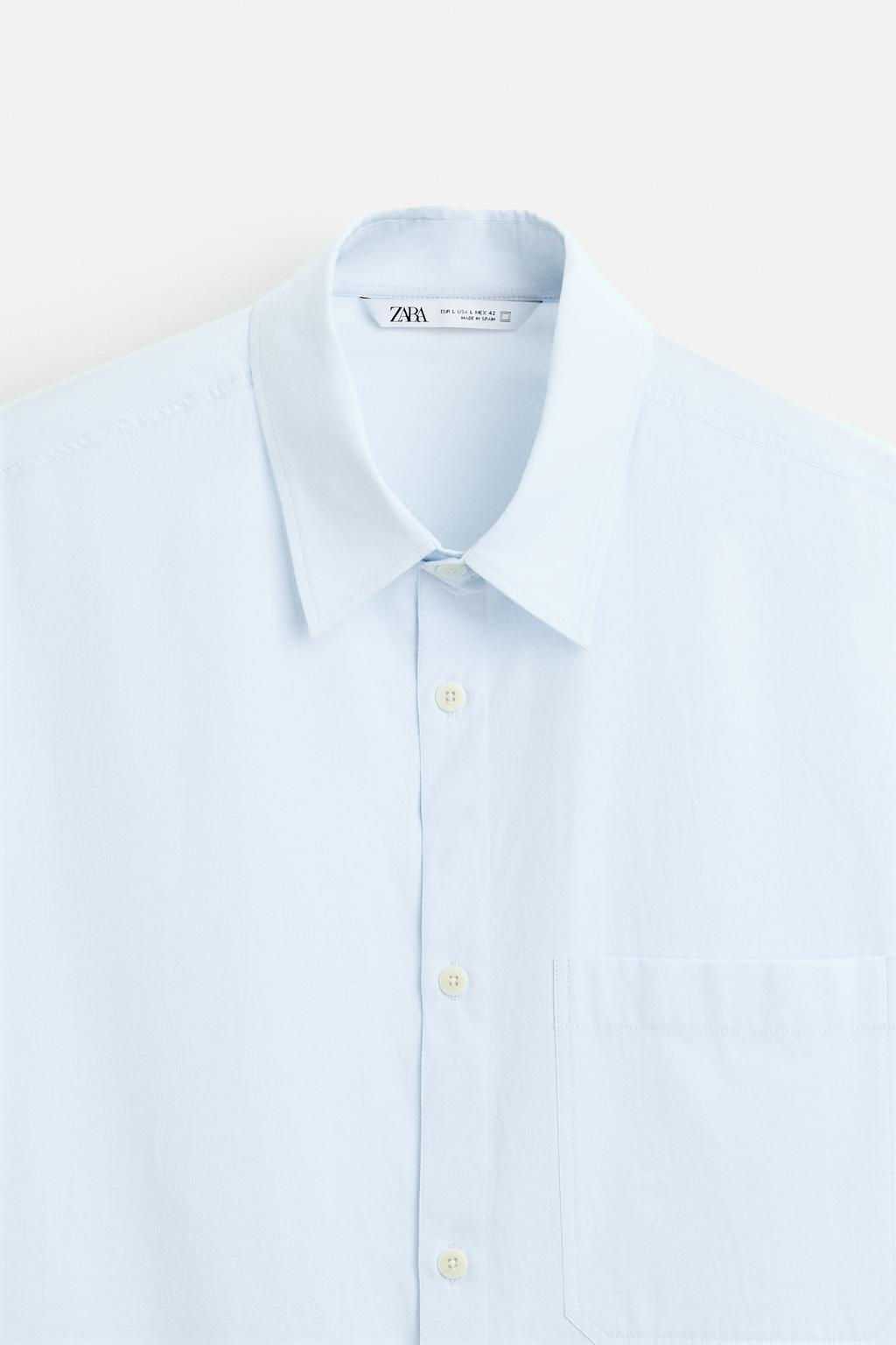 SOFT POPLIN SHIRT - Zara фото 9