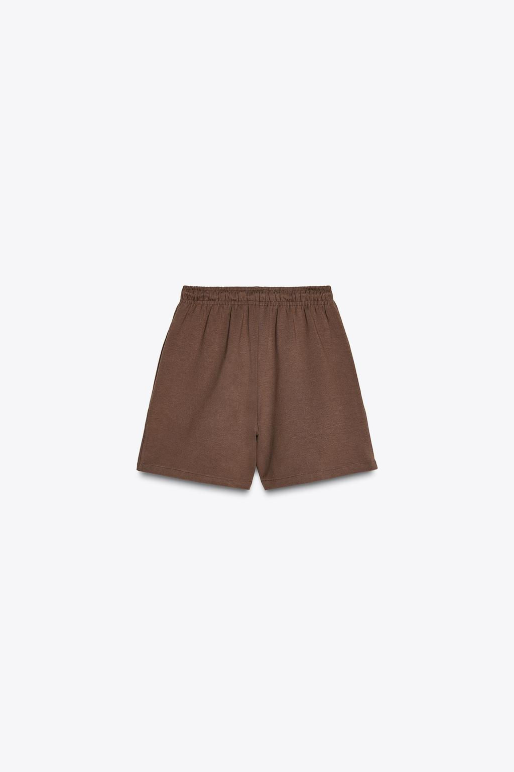 INTERLOCK BERMUDA SHORTS - Zara фото 16