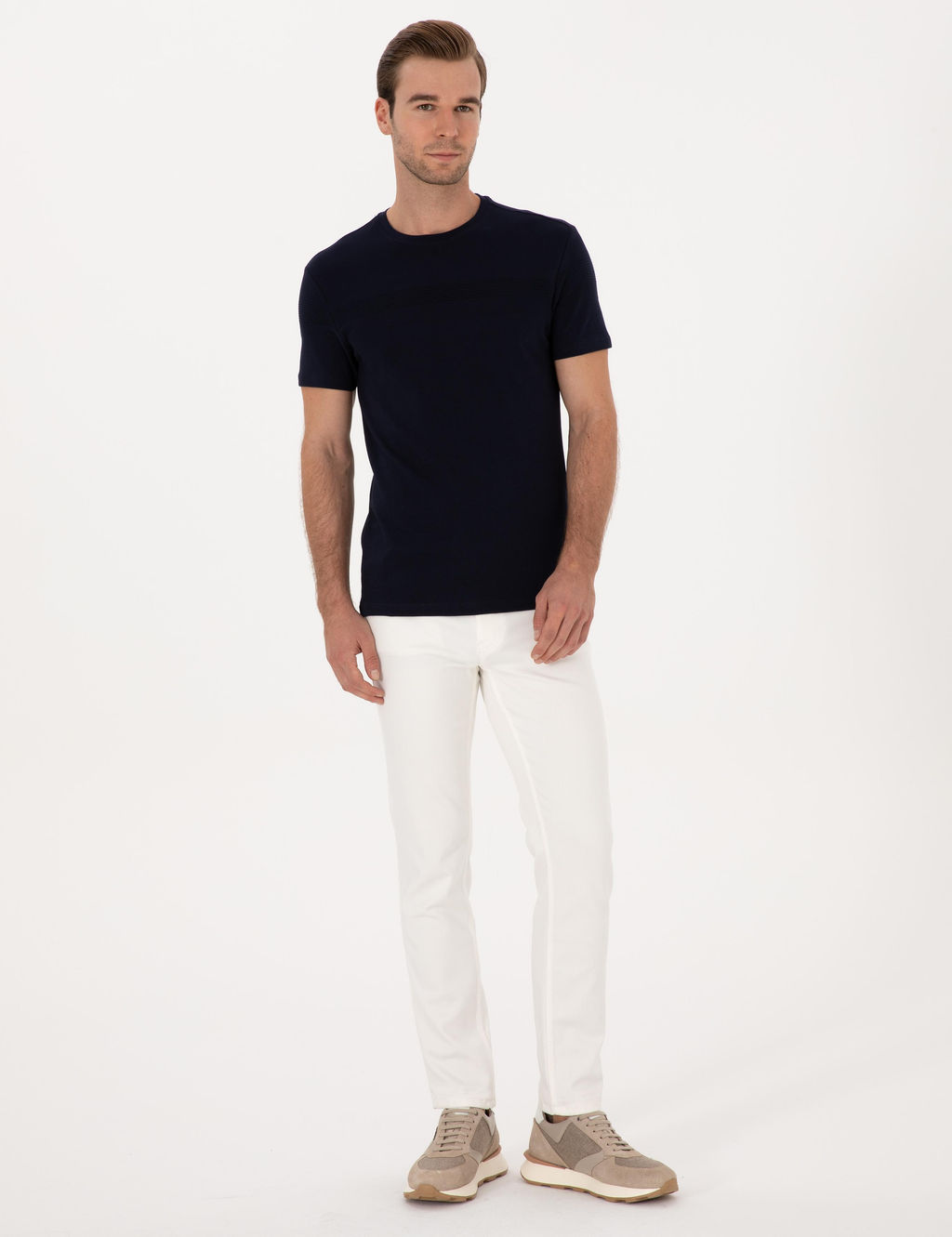Lacivert Slim Fit Ti__rt