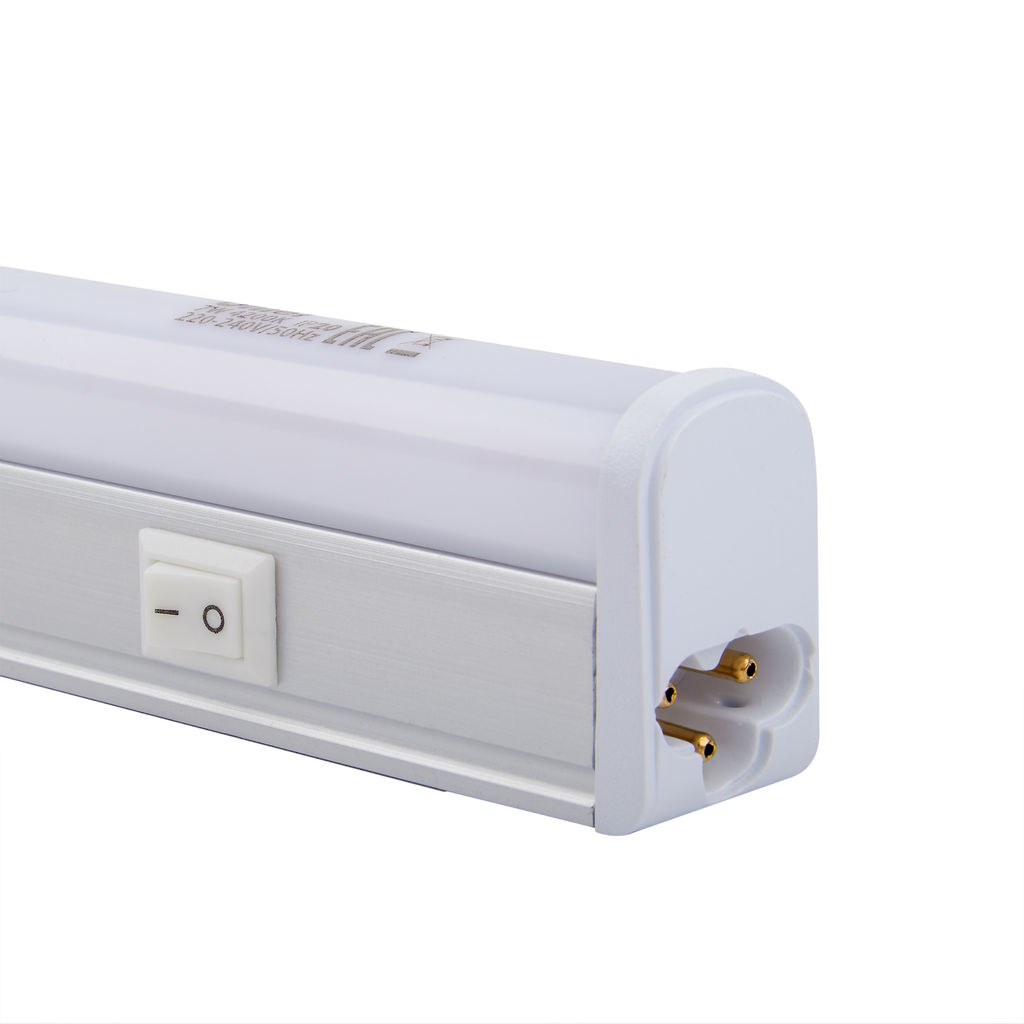 ULI-L02-7W-4200K-SL Линейный светильник LED (аналог Т5), 580Lm, 4200K, выключатель на корпусе.Цвет корпуса - серебристый.