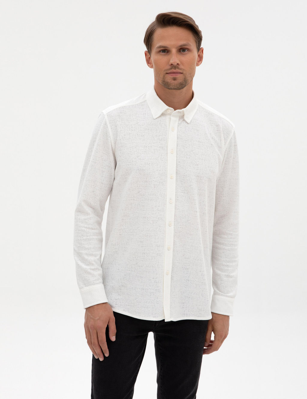 Ekru Regular Fit _rme G_mlek