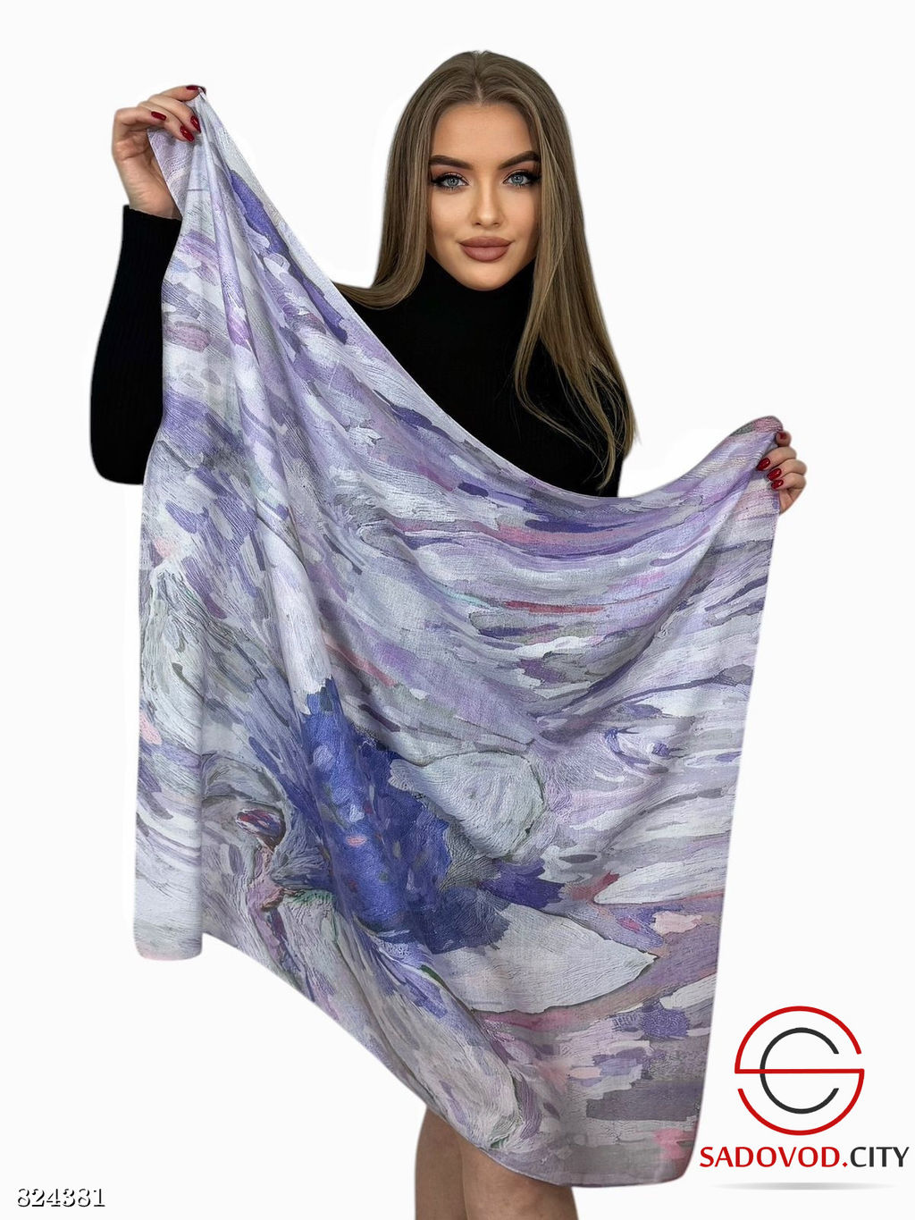 Платок женский с рисунком - Bruno фото 6