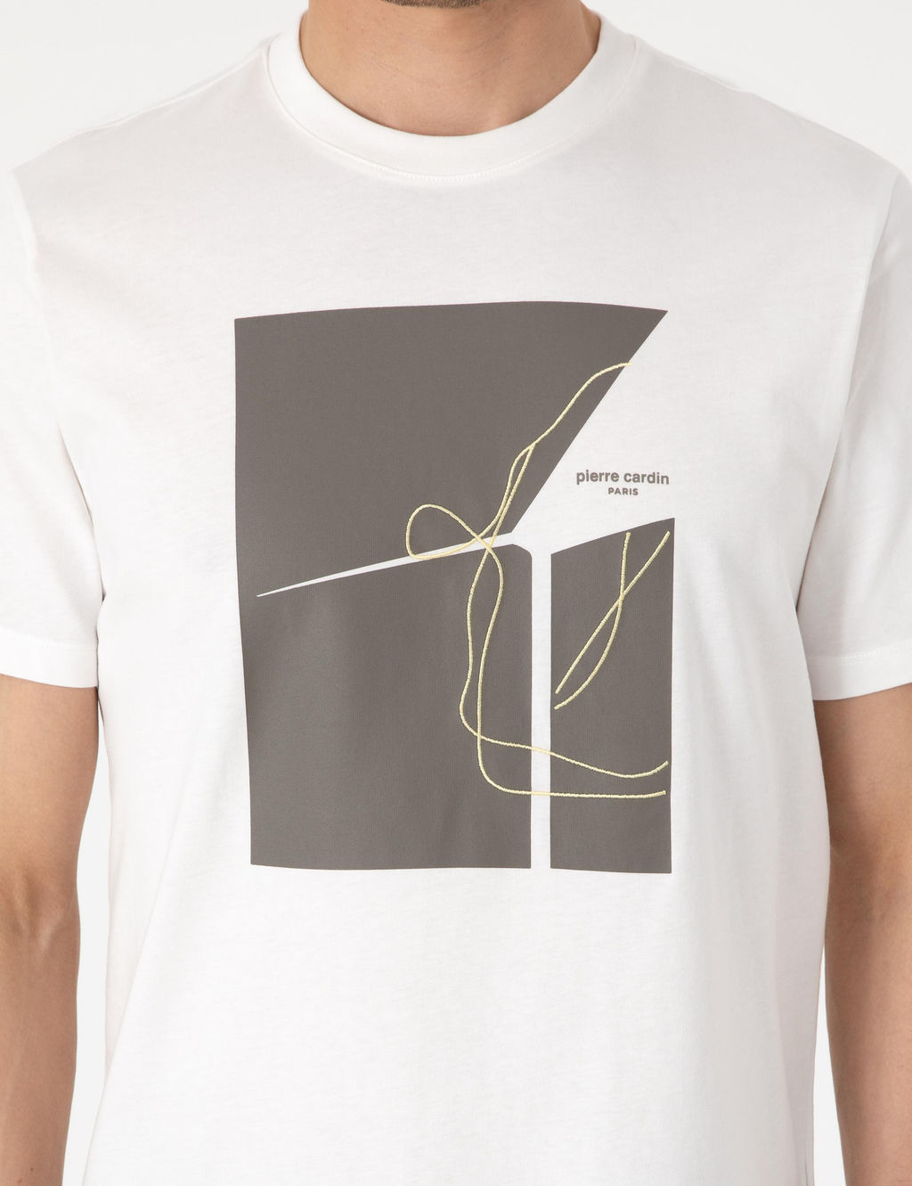 Ekru Regular Fit Ti__rt - Pierre cardin фото 6
