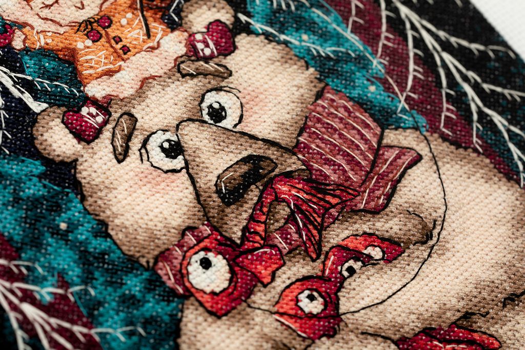 Набор для вышивания PANNA VK-7304 Зимняя рыбалка 17 х 17 см