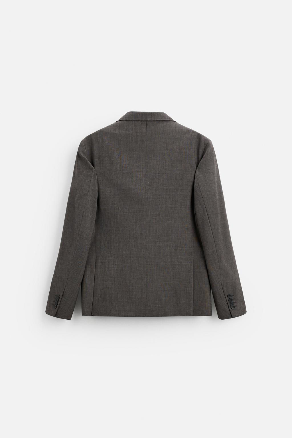 CHECKED SUIT BLAZER - Zara фото 8