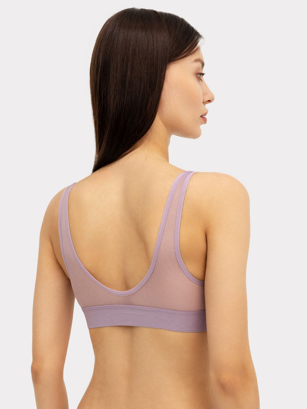 Топ женский прозрачный фиолетовый морской туман 422534 - Mark formelle фото 2