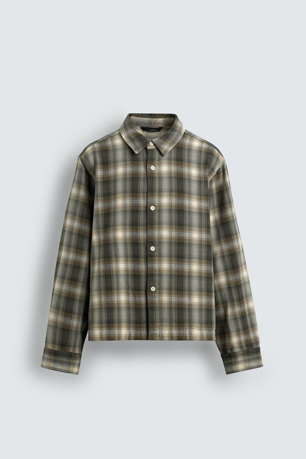 CHECK RELAXED FIT OVERSHIRT