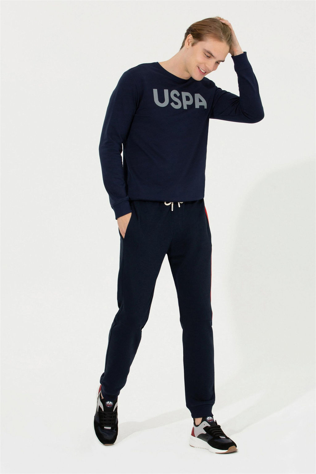 Мужские темно-синие спортивные штаны Неожиданная скидка в корзине - U.s. polo assn фото 3