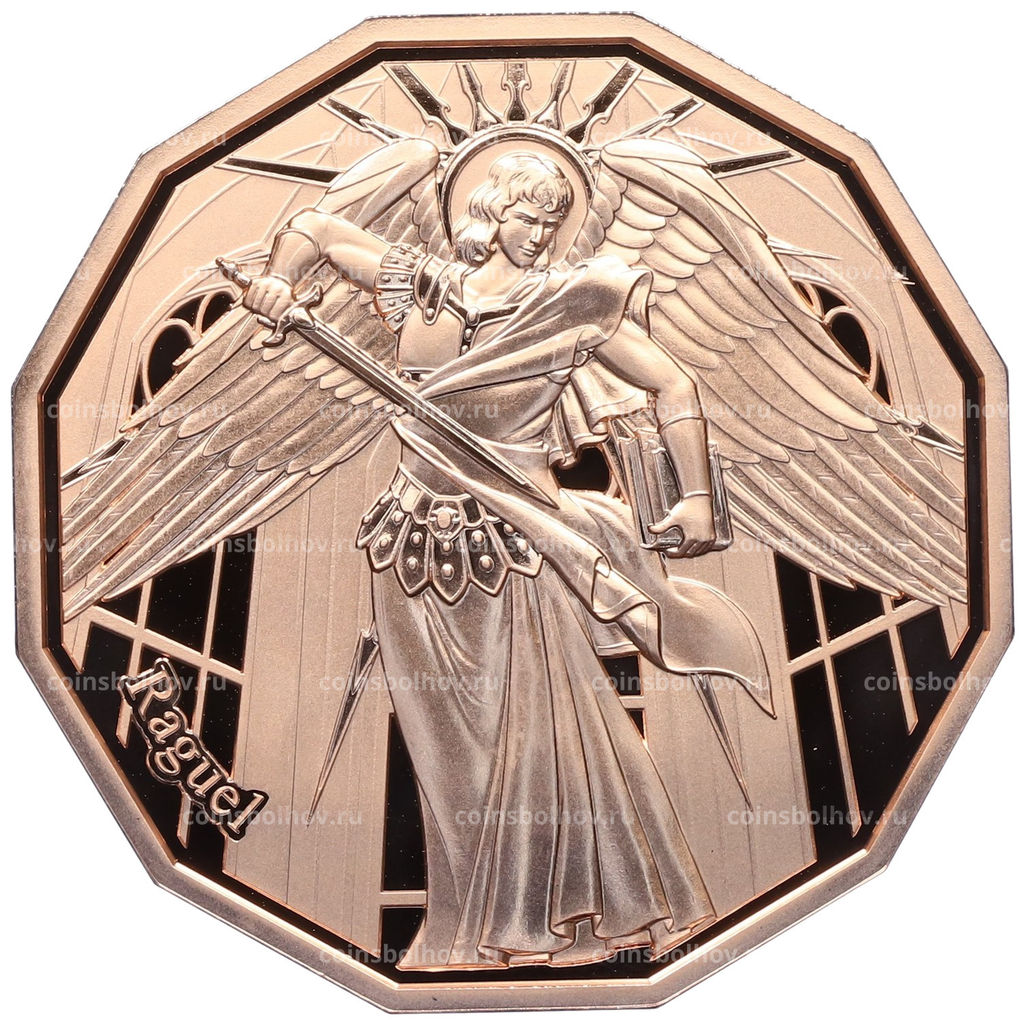 Монета 20 центов 2024 года Самоа Архангел Рагуил